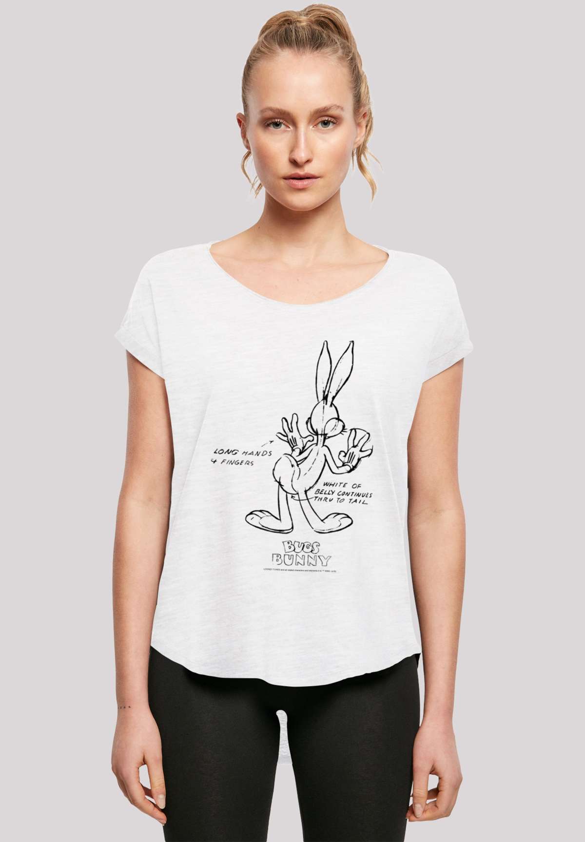 Футболка LOONEY TUNES BUGS BUNNY WHITE BELLY