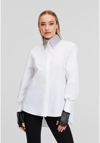 Блуза-рубашка ESSENTIALS RHINESTONE COLLAR