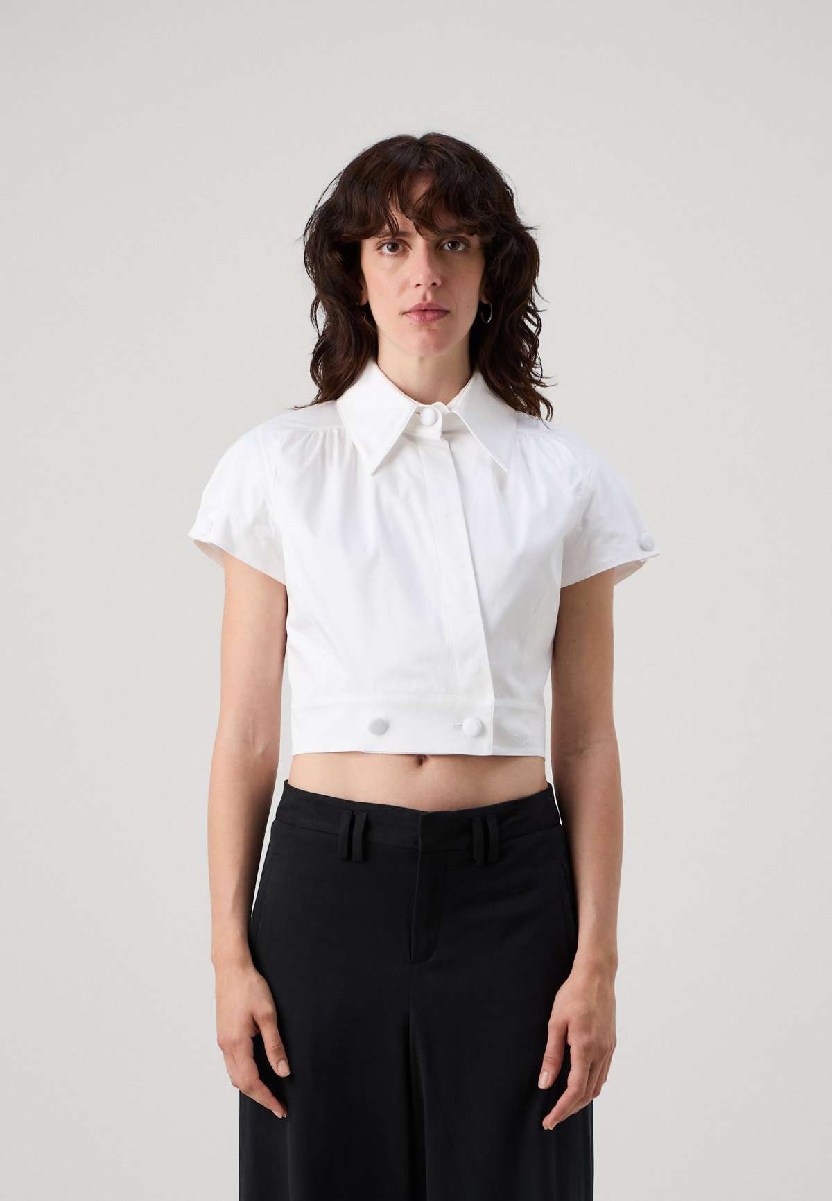 Блуза-рубашка ARCHIVE CROPPED SHIRT