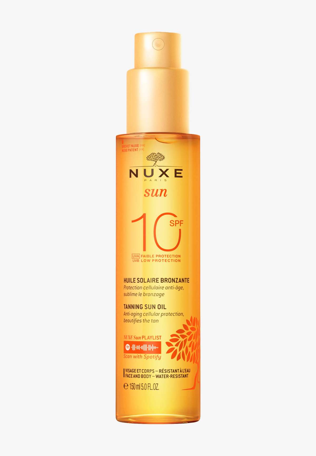 Шляпа TANNING SUN OIL LOW PROTECTION SPF10 FACE AND BODY