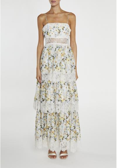 Платье MAISIE FLOWER ORGANZA TIERED STRAPPY