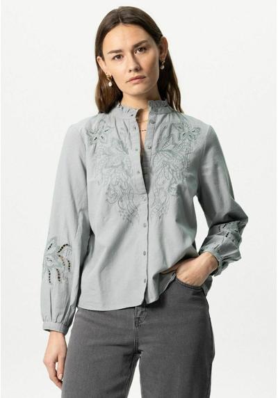 Блуза-рубашка MIT STICKEREI