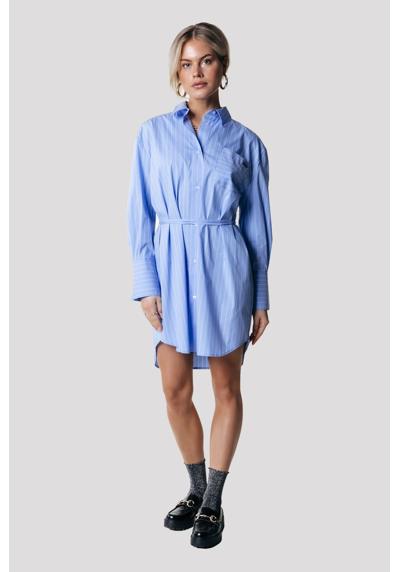 Платье-блузка BRIENNA STRIPED BUTTON BLOUSE DRESS