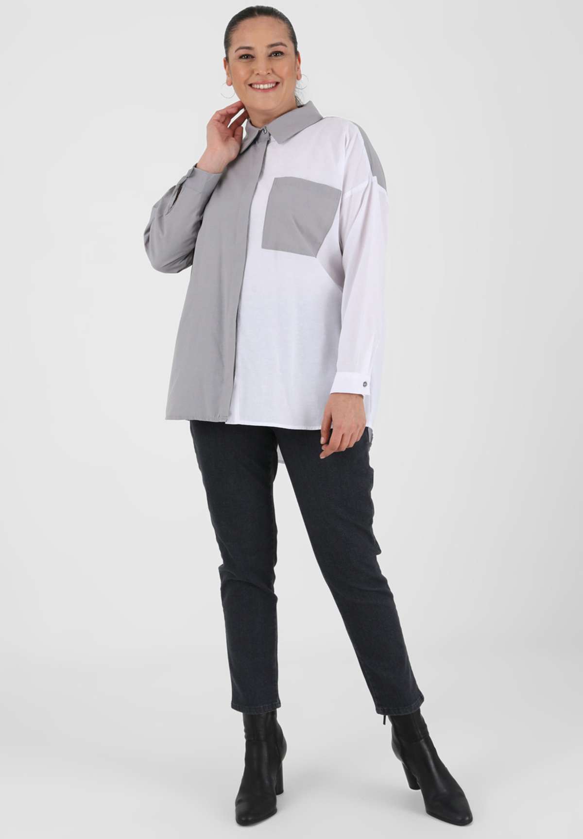 Блуза-рубашка POINT COLLAR ALIA