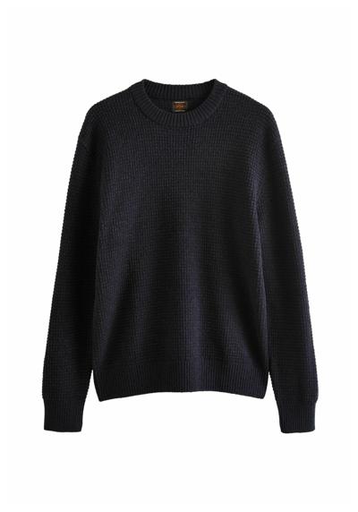 Пуловер FIT TEXTURED WAFFLE CREW NECK REGULAR