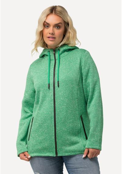 Трикотажный жакет MELANGE KNIT FLEECE LINED HOODED JACKET