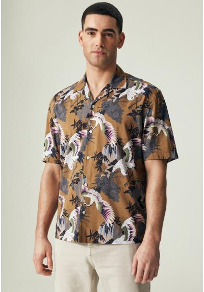 Рубашка WITH CUBAN COLLAR