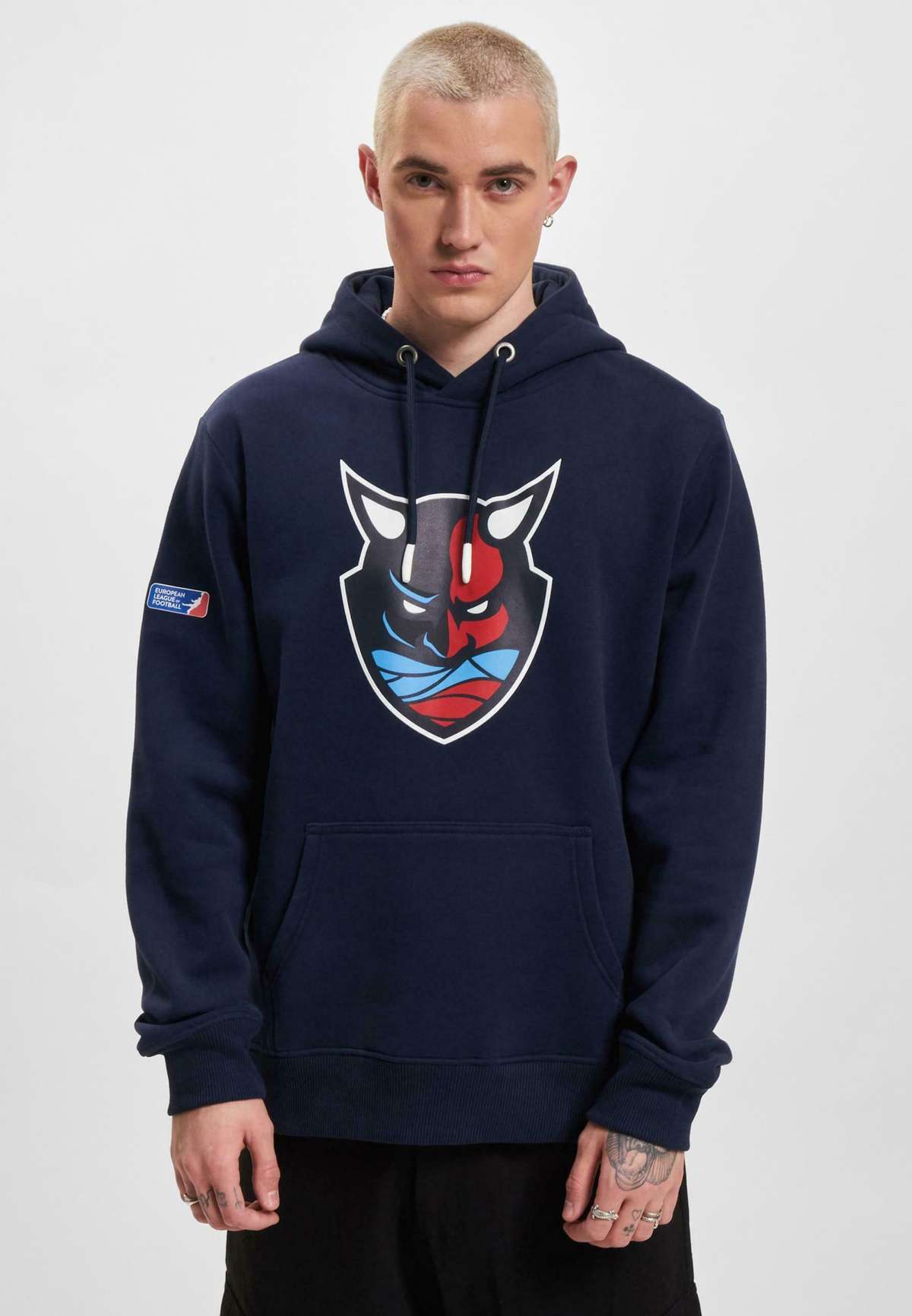 Пуловер DEFSHOP X EUROPEAN LEAGUE OF FOOTBALL HAMBURG SEA DEVILS ICONIC HOODY