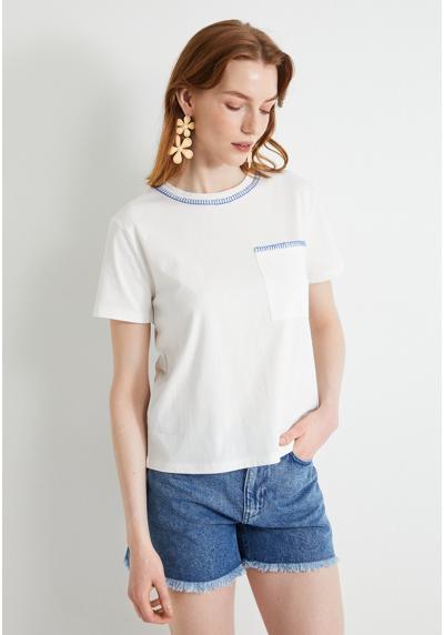 Футболка EMBROIDERED CREW NECK SHORT SLEEVE