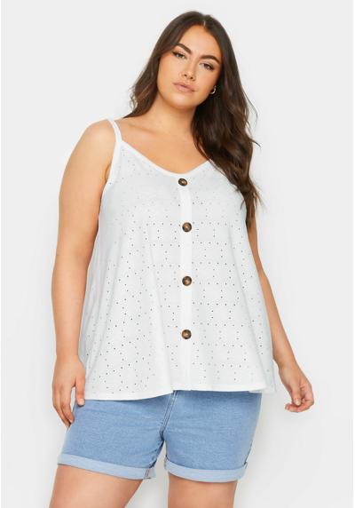 Топ BRODERIE ANGLAISE BUTTON FRONT