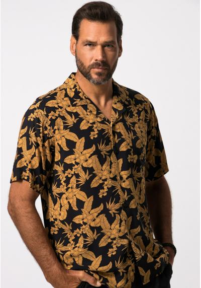 Рубашка SHORT SLEEVE FLORAL PRINT CUBA COLLAR