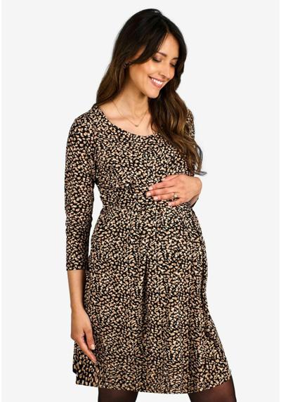 Трикотажное платье MATERNITY AND NURSING PEBBLE REGULAR FIT