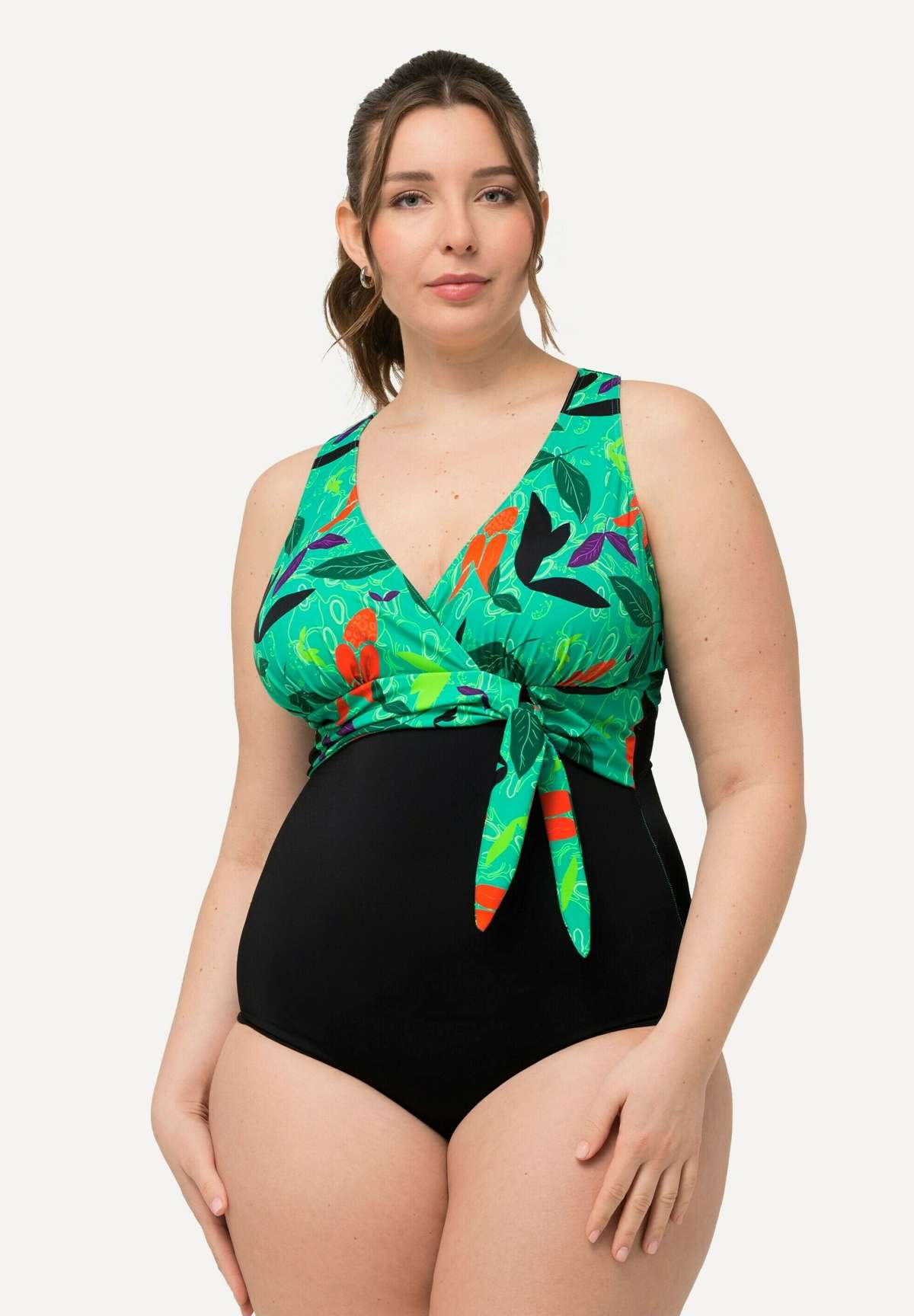 Купальник COLORFUL LEAF HALTER NECK