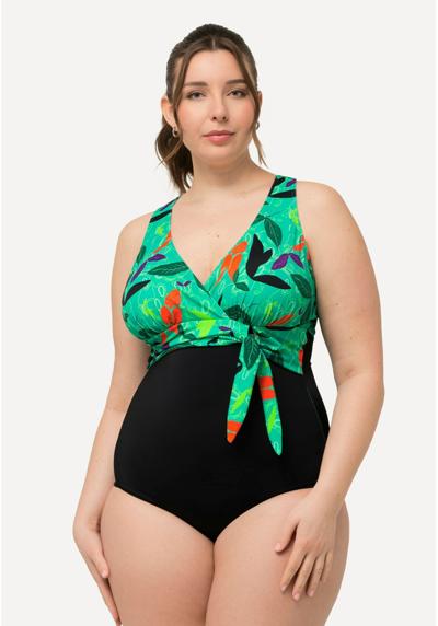 Купальник COLORFUL LEAF HALTER NECK