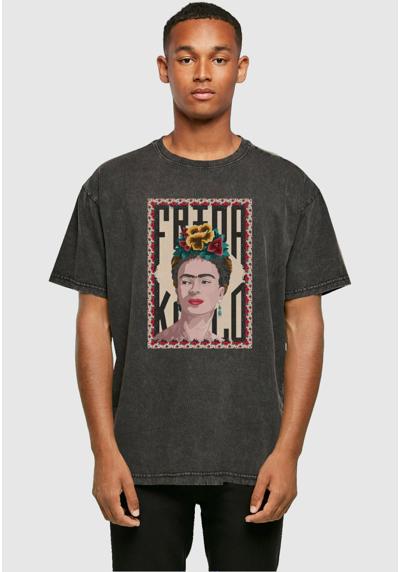 Футболка FRIDA KAHLO FRAME ONE ACID WASHED HEAVY OVERSIZE TEE