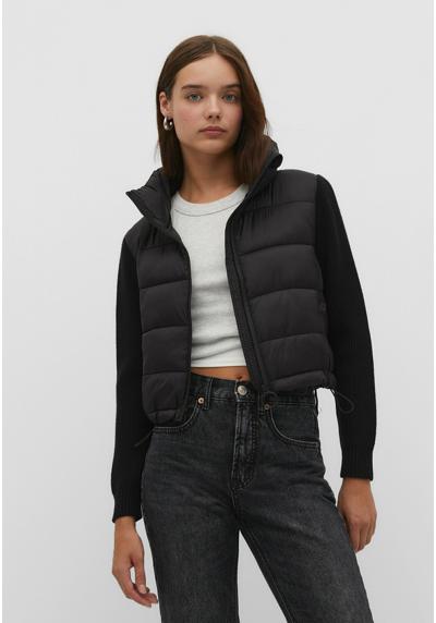 Зимняя куртка PUFFER WITH CHUNKY SLEEVES