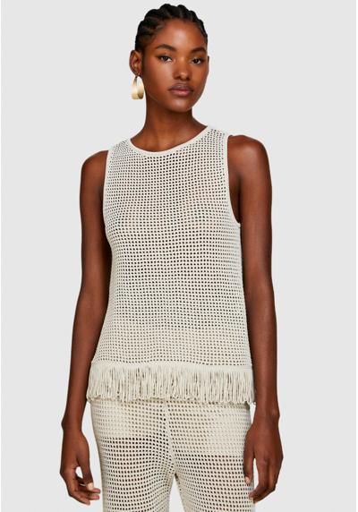 Топ TANK PERFORATED WITH FRINGE