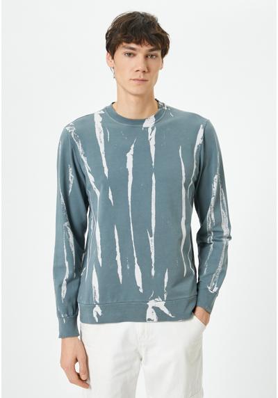 Кофта ABSTRACT PRINTED CREW NECK