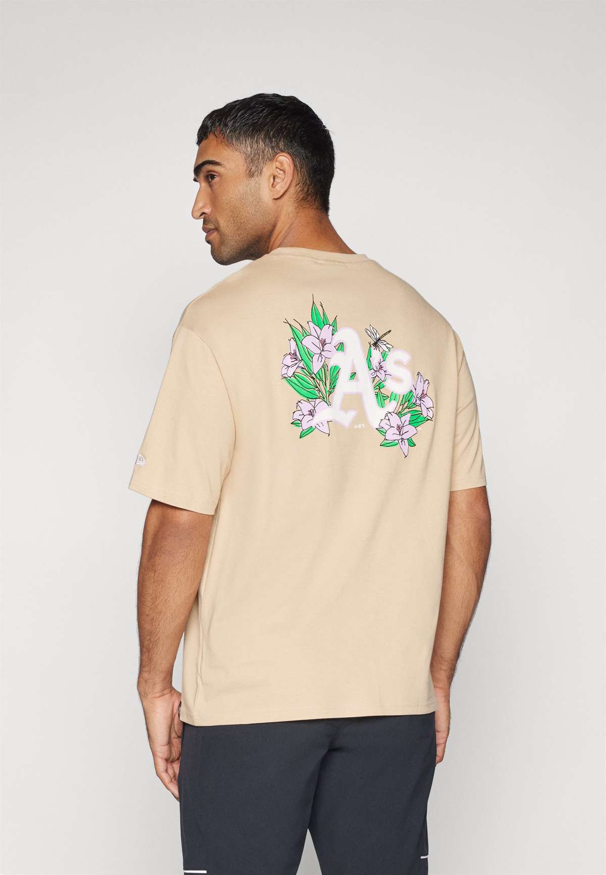 MLB OAKLAND ATHLETICS FLORAL GRAPHIC TEE - Vereinsmannschaften