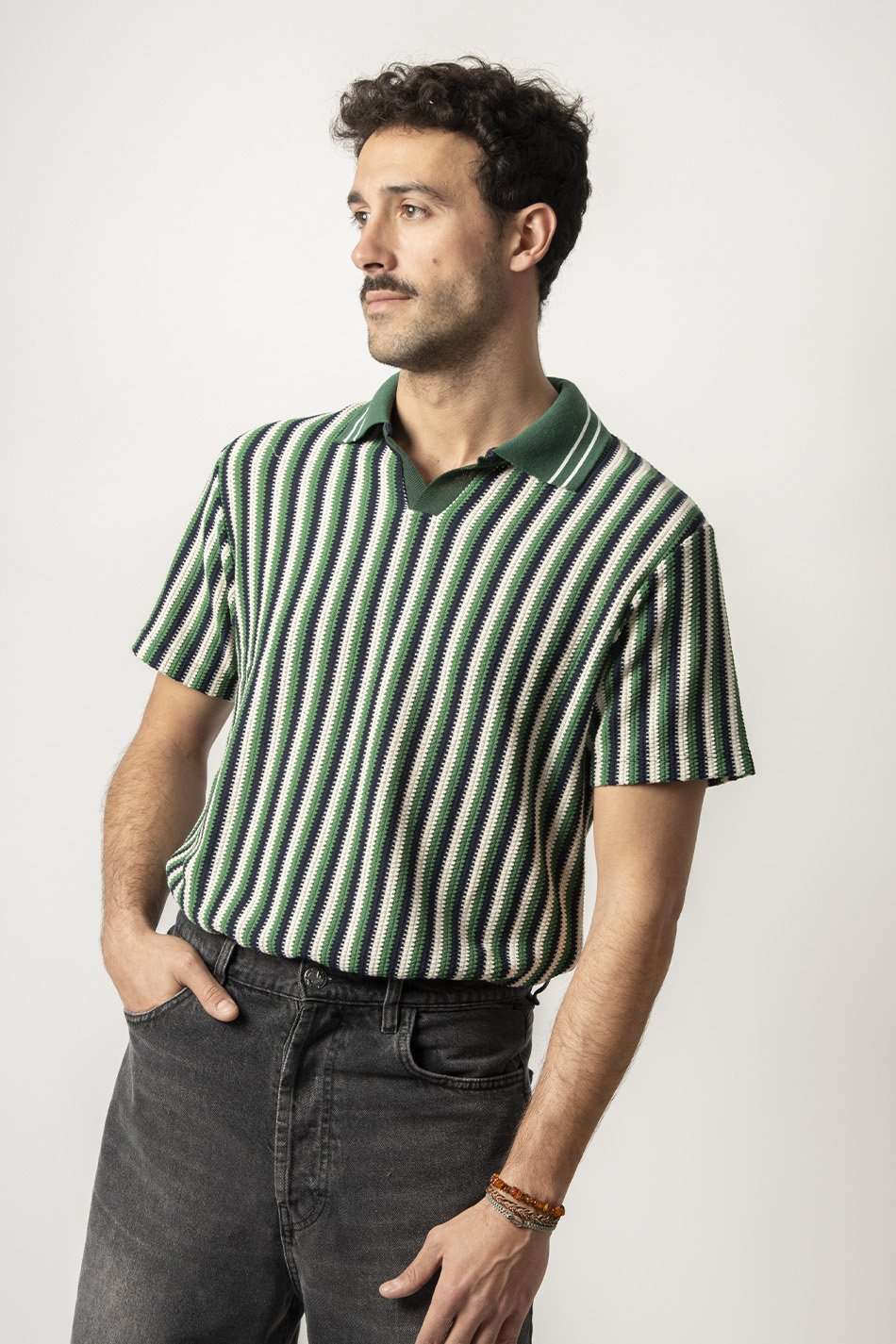 Кофта-поло STRIPE UNISEX