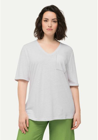 Футболка TEXTURED SHORT SLEEVE V-NECK