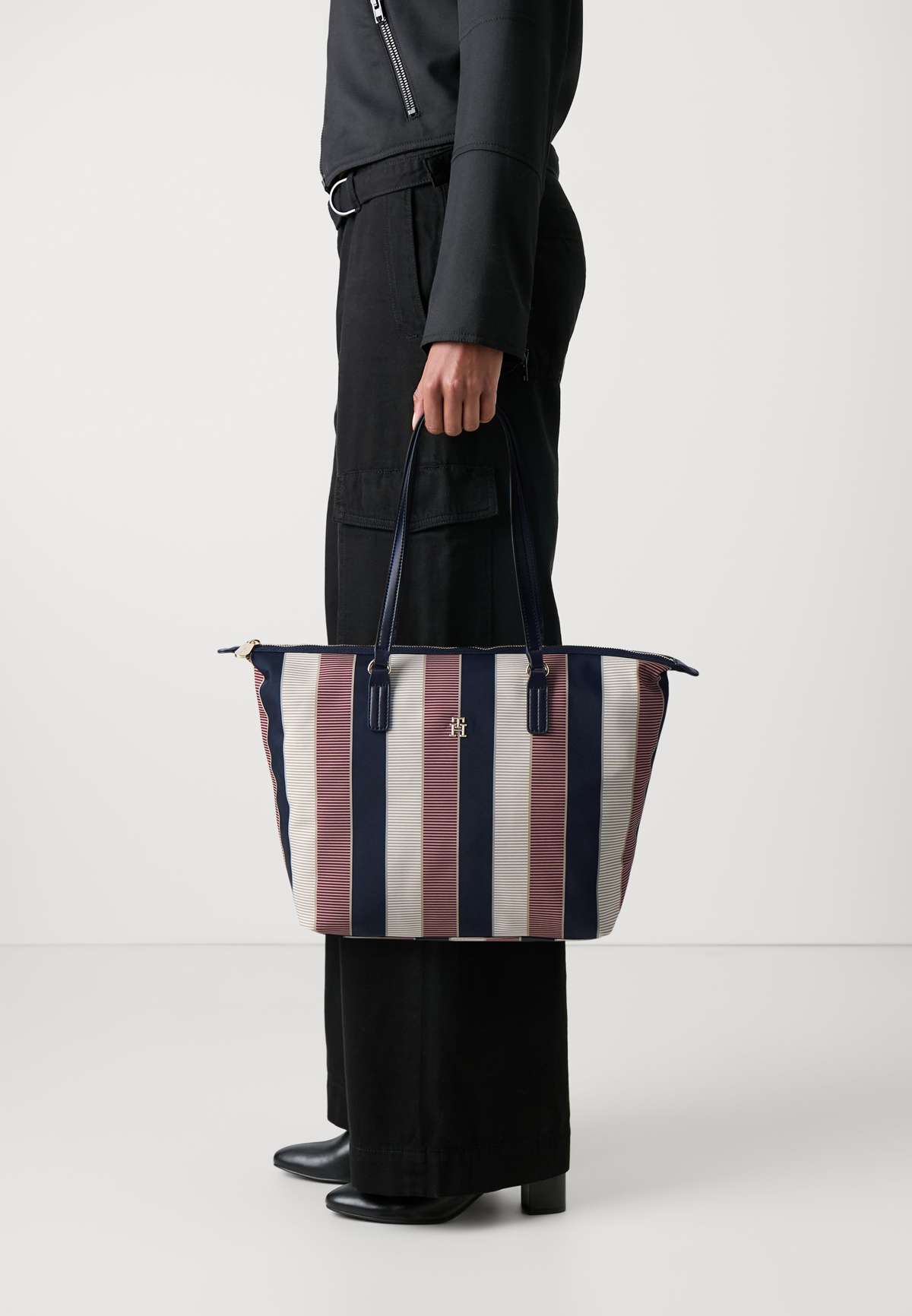 POPPY TOTE STRIPE - Shopping Bag POPPY TOTE STRIPE