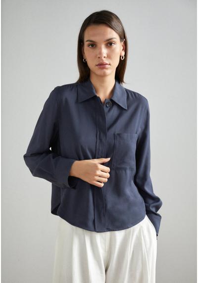 Блуза-рубашка OVERSHIRT SHARP COLLAR LONG SLEEVE PATCHED POCKET