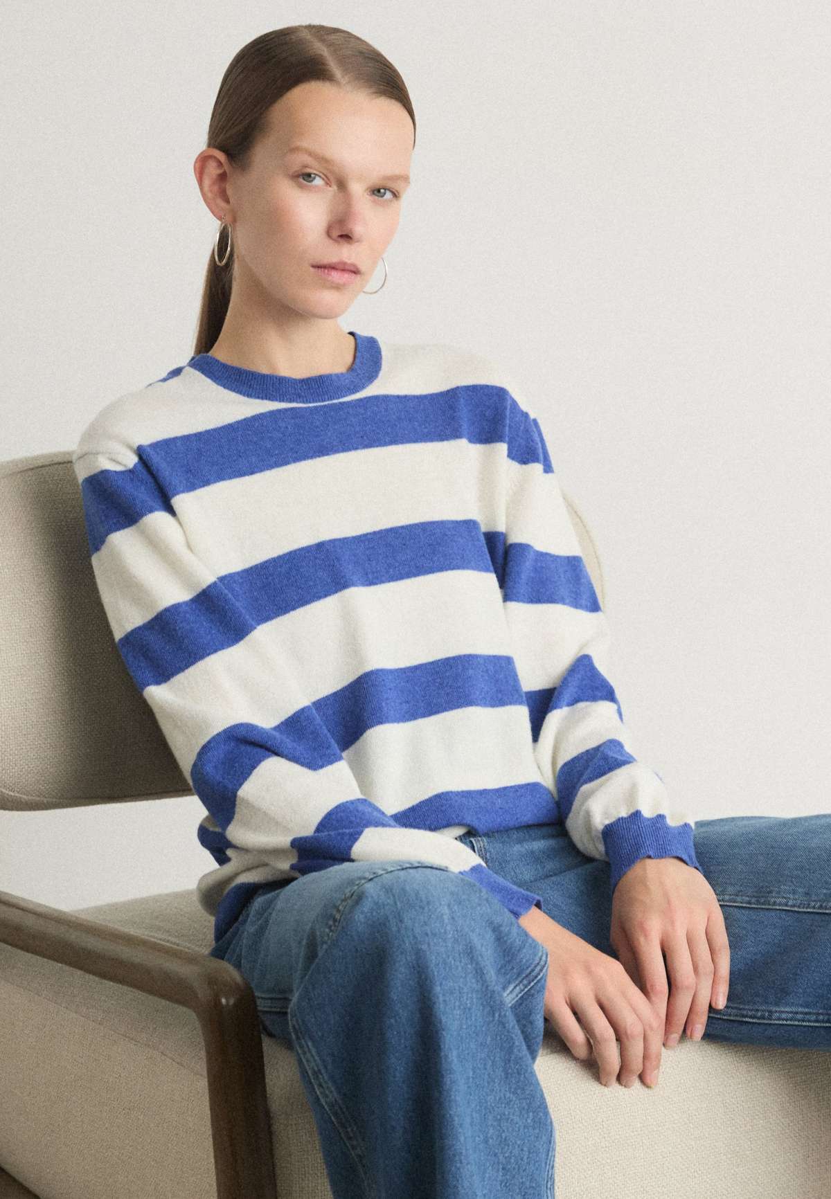 Пуловер STRIPE KASEY SWEATER