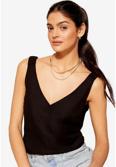 Джинсы SHIRRED STRAP V NECK SWING