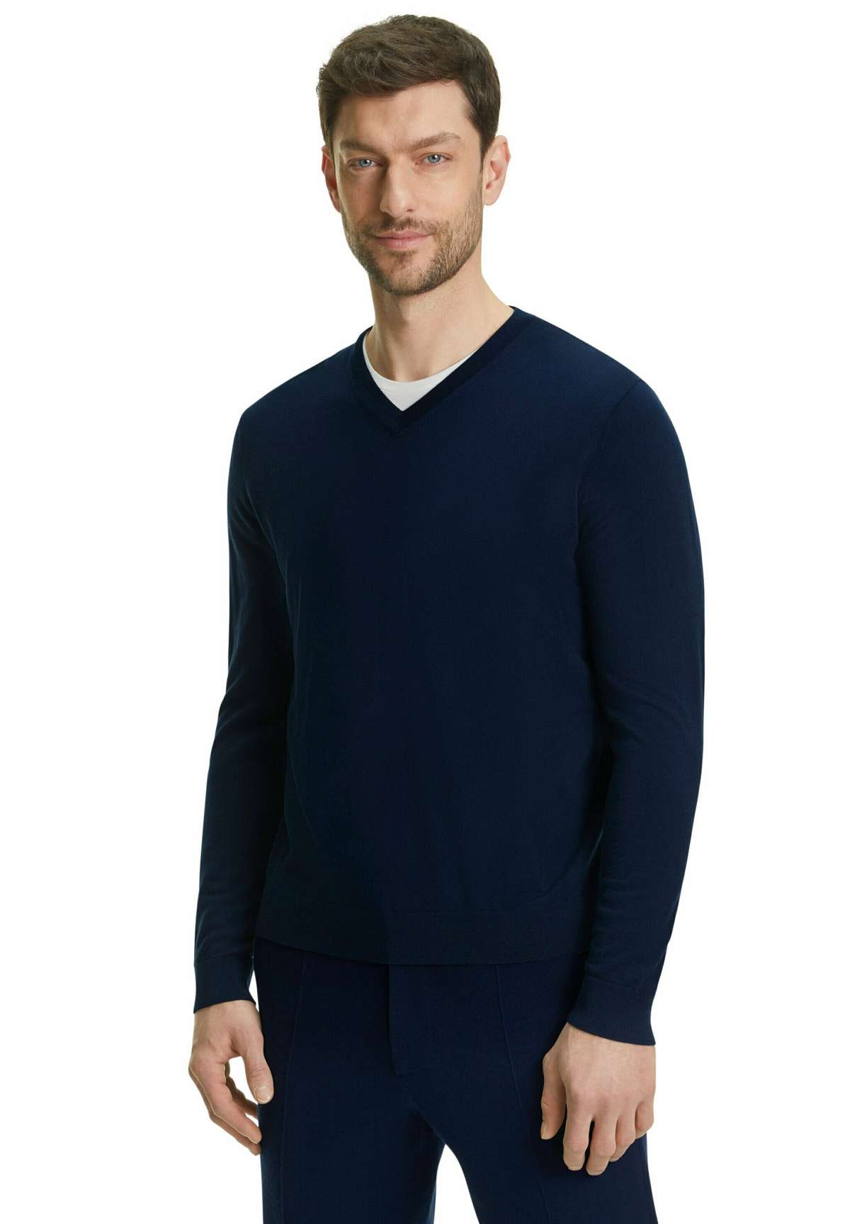 Пуловер Basic V-Neck Merino wool