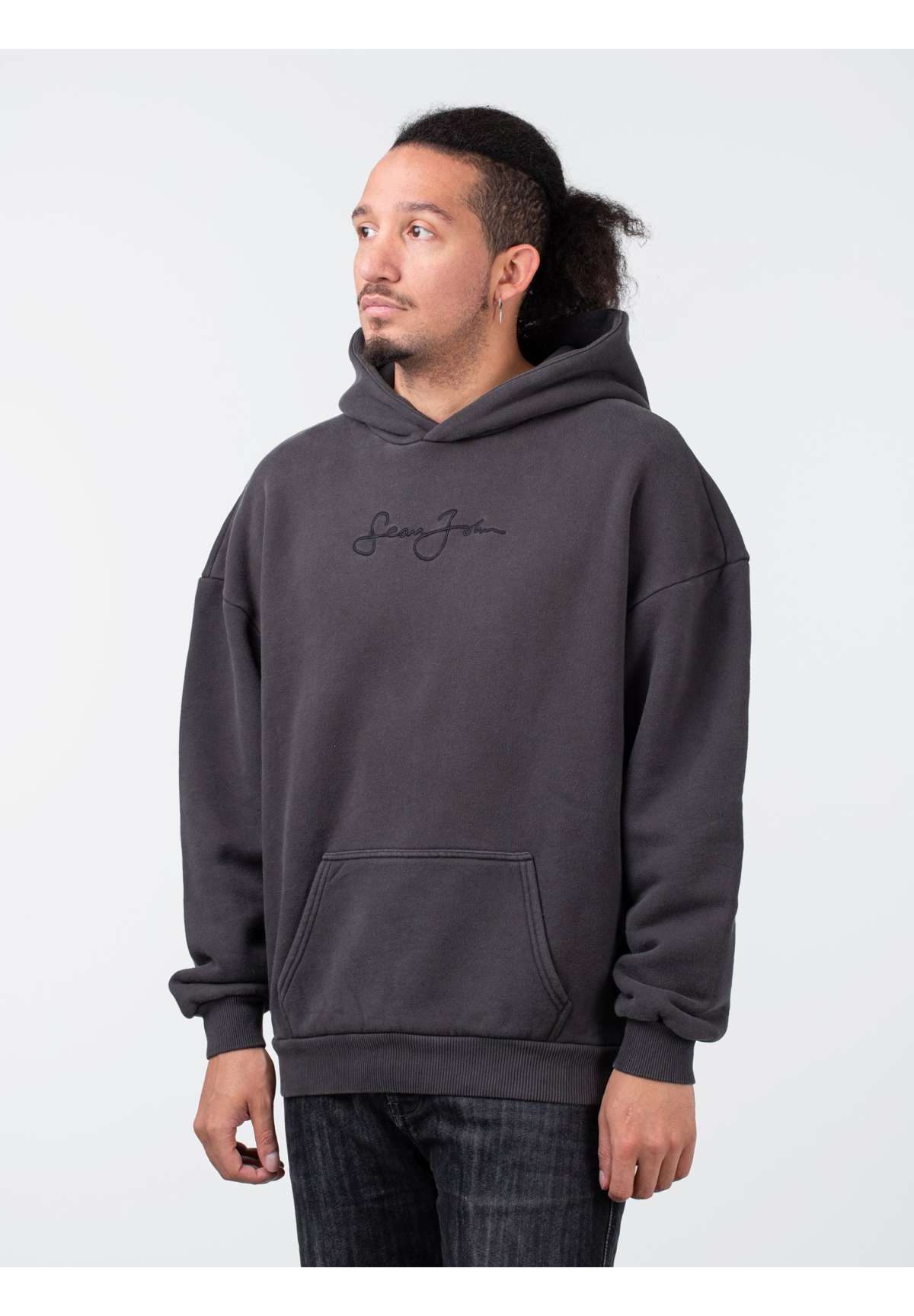 Пуловер SCRIPT LOGO COLD PIGMENT DYE HOODIE