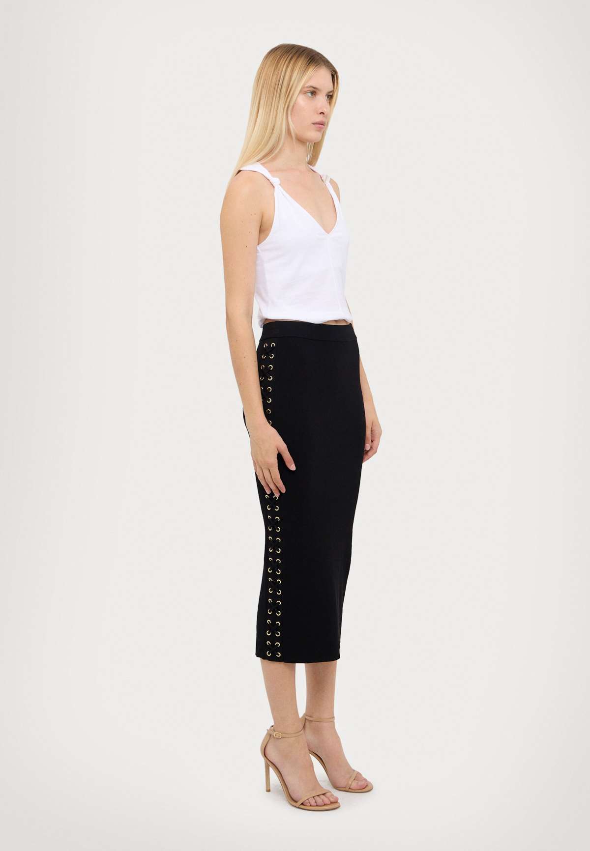 Юбка SIDE LACING MIDI SKIRT