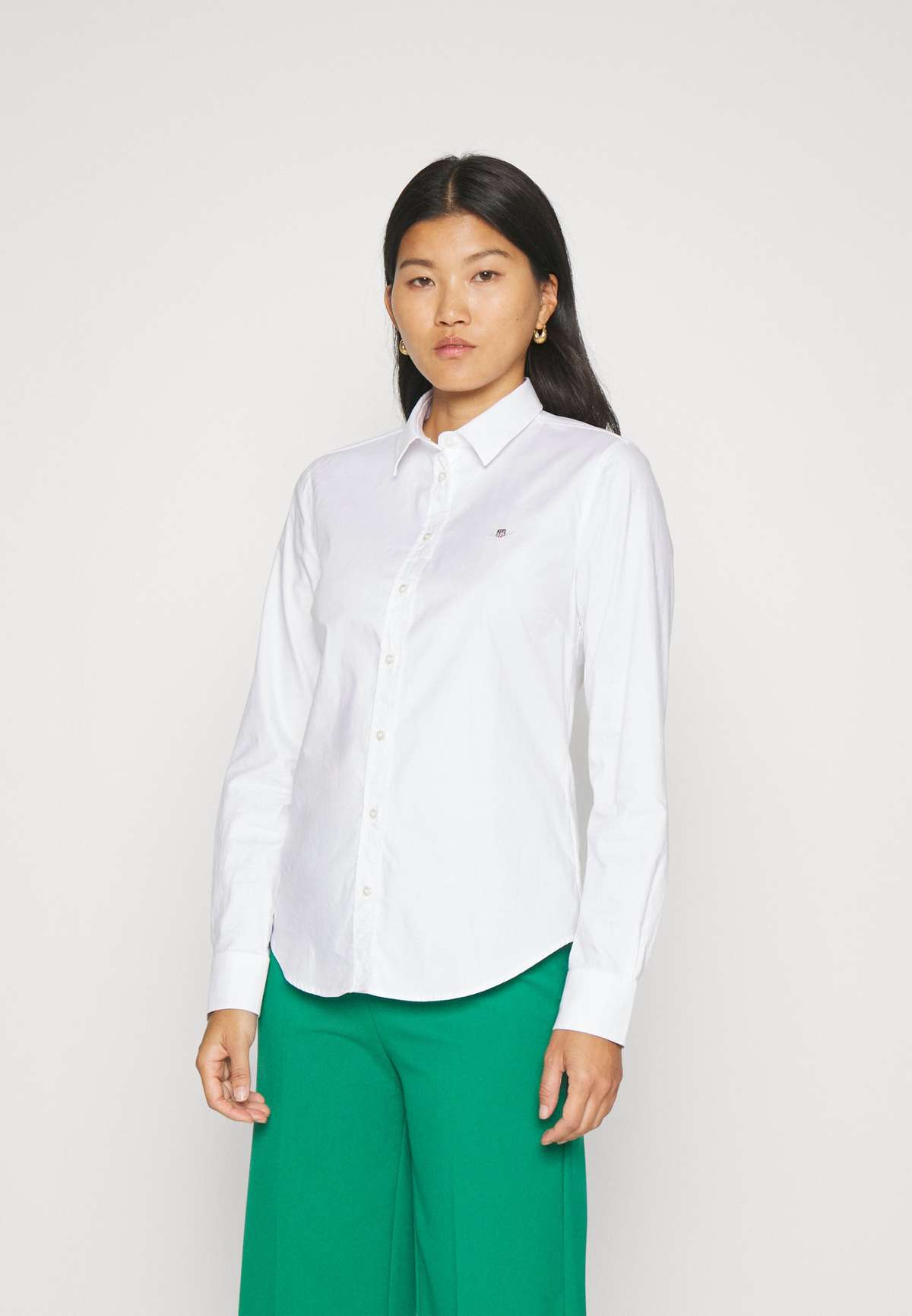 Блуза-рубашка SLIM STRETCH OXFORD SHIRT