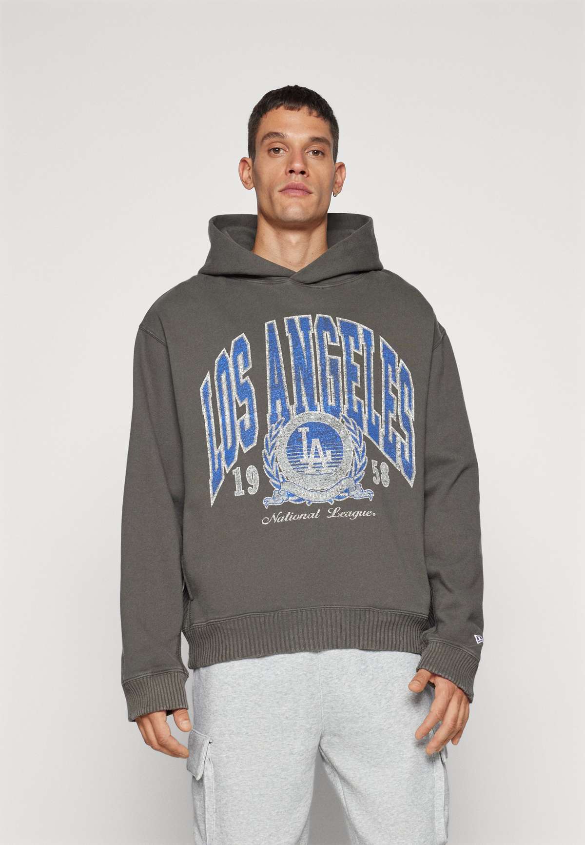 MLB LOS ANGELES DODGERS OVERSIZE HOODIE - Vereinsmannschaften