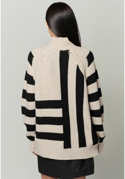 Пуловер HIGH NECK LONG LINE