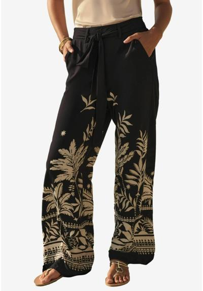 Брюки PRINTED WIDE LEG