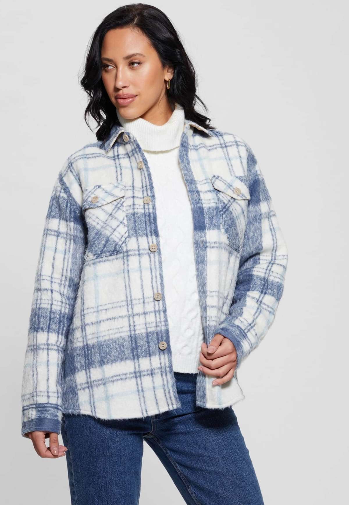 Блуза-рубашка MIT PLAID RELAXED FIT