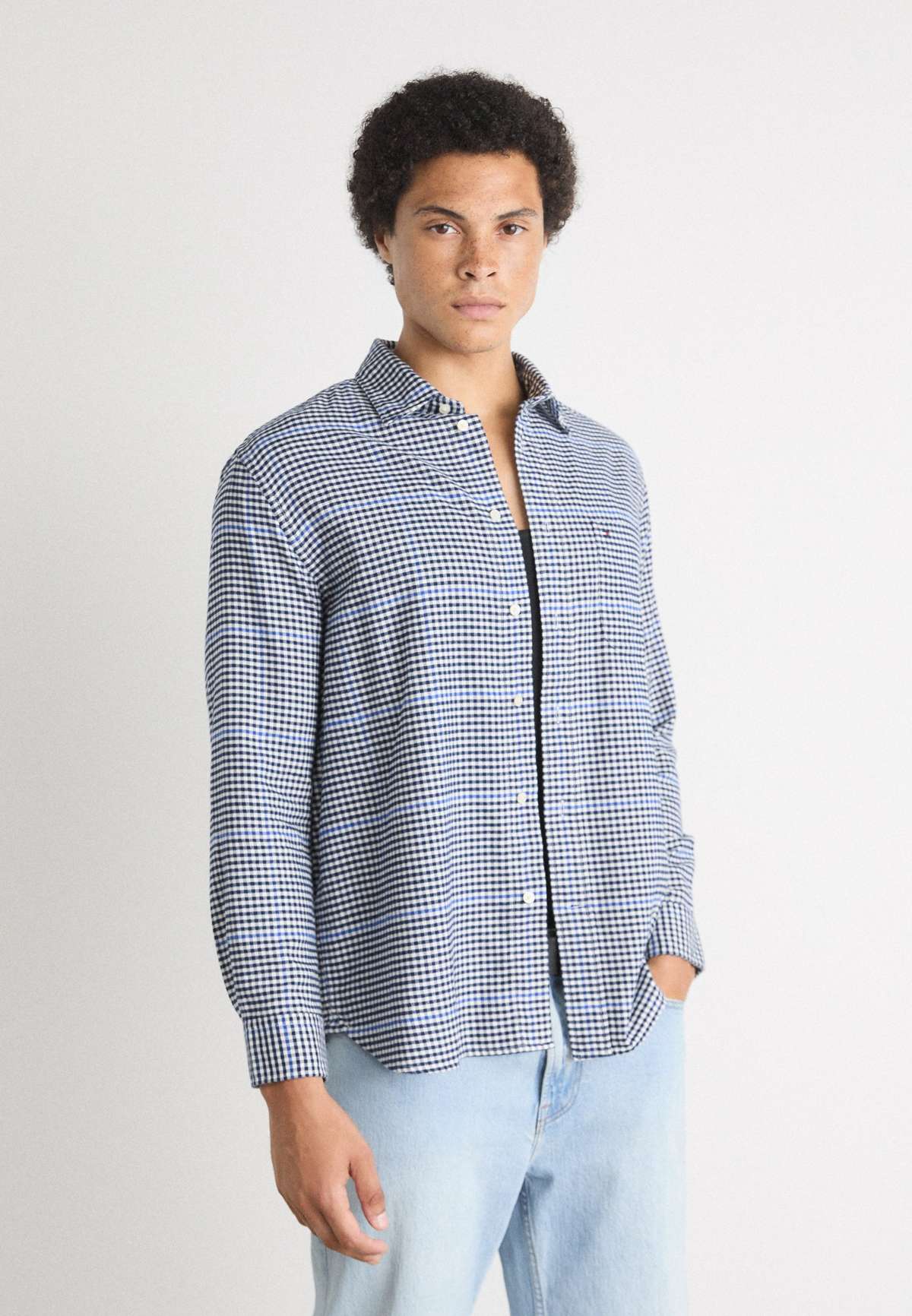 Рубашка BRUSHED GINGHAM OVERCHECK SHIRT