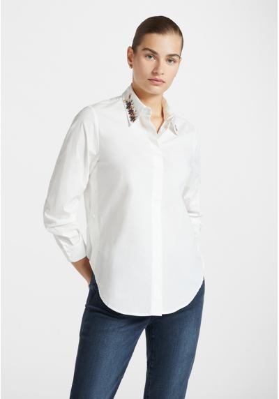 Блуза-рубашка CON COLLETTO STACCABILE RICAMATO