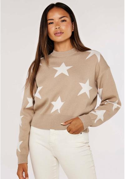 Пуловер STAR CROPPED