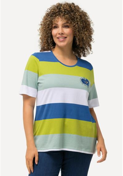 Футболка STRIPED EMBROIDERED LOGO SHORT SLEEVE