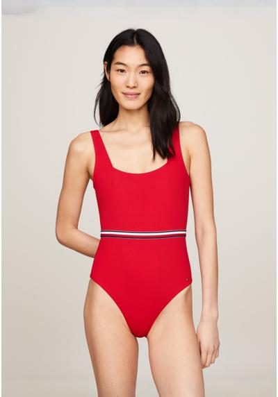 Купальник GLOBAL STRIPE SQUARE NECK ONE PIECE