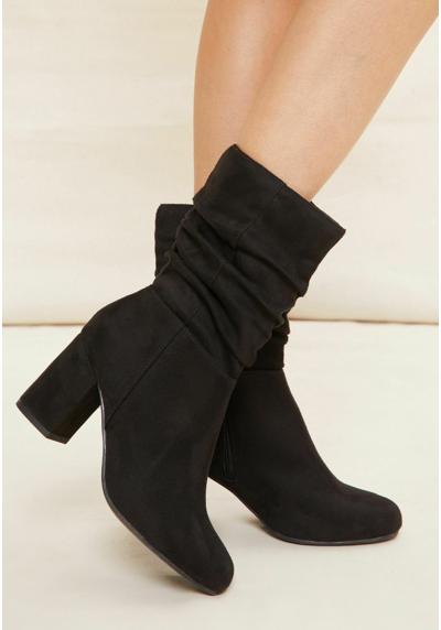 Сапоги BLOCK HEEL RUCHED