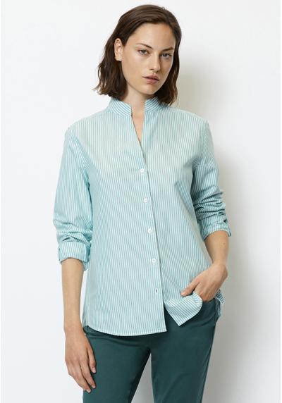 Блуза-рубашка GESTREIFTE STEHKRAGEN REGULAR AUS OXFORD QUALITAT