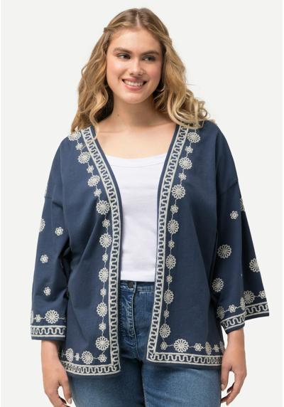 Трикотажный жакет EMBROIDERED OPEN SHAPE 3/4 SLEEVE KAFTAN