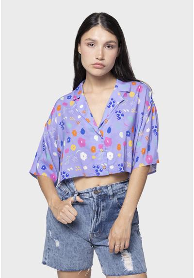 Блуза-рубашка WILD FLOWERS