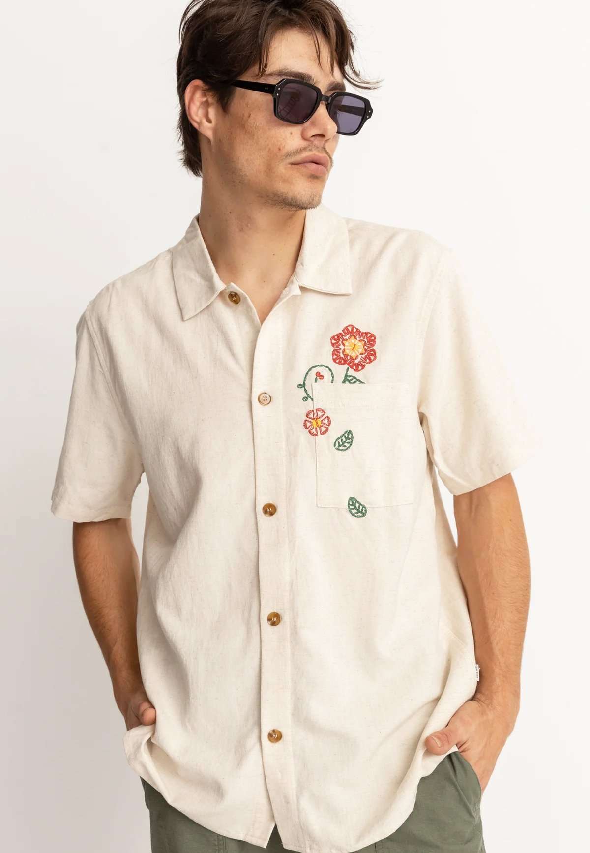 Рубашка FLOWER EMBROIDERY SS FLOWER EMBROIDERY SS