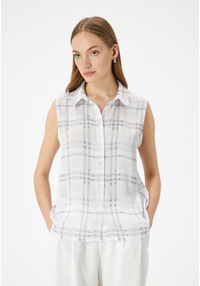 Блуза-рубашка REGULAR FIT BUTTONED SLEEVELESS