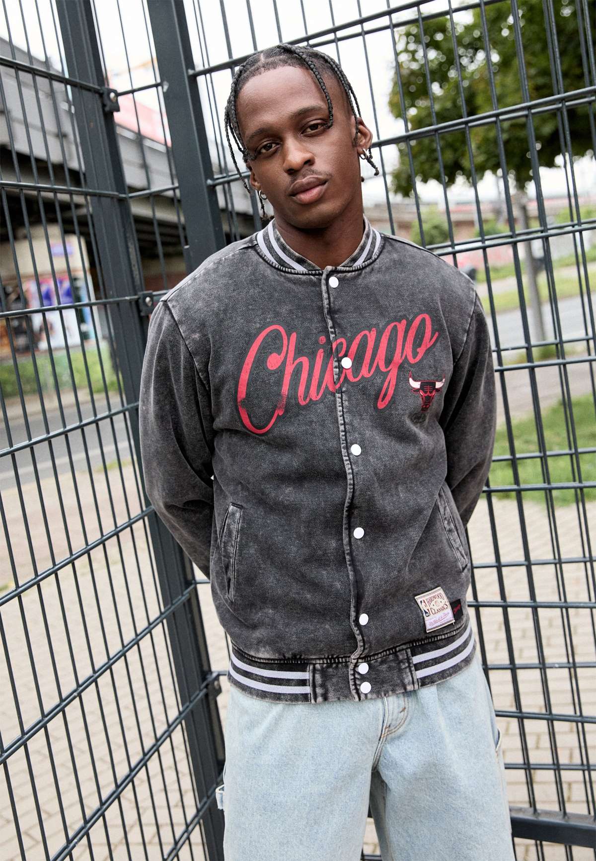 NBA CHICAGO BULLS OVERSIZED VARSITY JACKET - Vereinsmannschaften