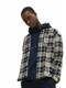 navy big twill check